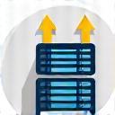 Scalable infrastructure icon